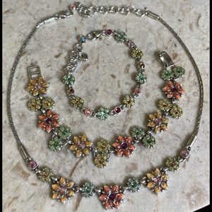 BRIGHTON Reversible Garden Of Eden 3 Pc. Set: Necklace & 2 Bracelets